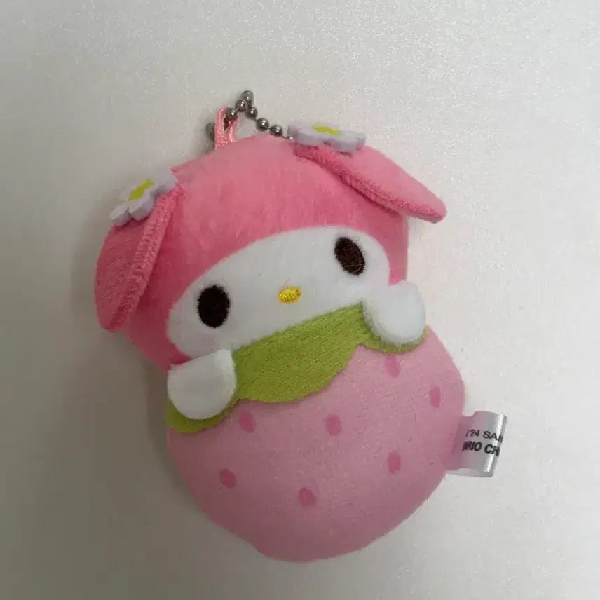 [BUNJANG] Sanrio Characters Strawberry "Podegi" Plush Doll / 산리오 캐릭터즈 딸기 포대기 봉제인형 가챠 마이멜로디