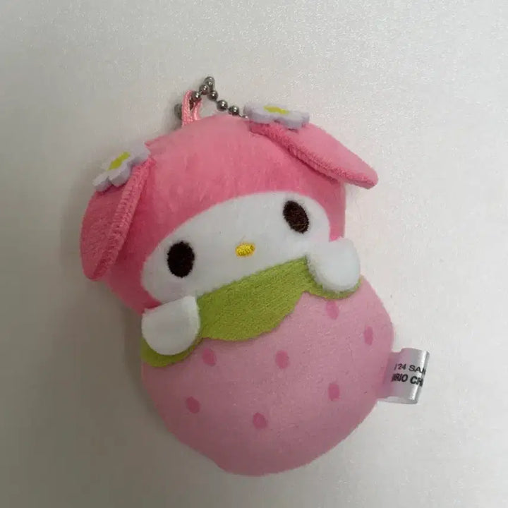 [BUNJANG] Sanrio Characters Strawberry "Podegi" Plush Doll / 산리오 캐릭터즈 딸기 포대기 봉제인형 가챠 마이멜로디