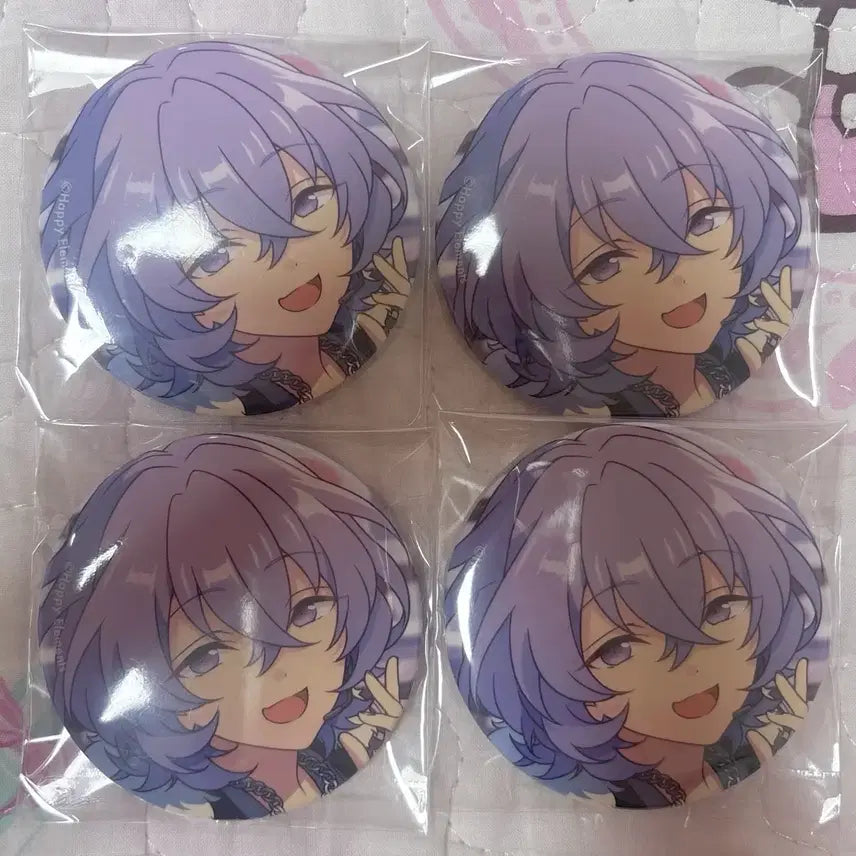 [BUNJANG] Ensemble Stars Hanamura Fuyume Can Badges Set / 앙스타 하나무라 후유메 캔뱃지 4개 일괄