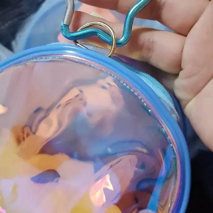 [BUNJANG] Usamaru E Prize Clear Pouch Aurora Blue / 우사마루 쿠지 E상 클리어파우치 오로라블루