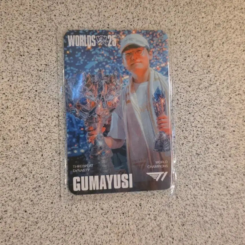 [BUNJANG] T1 Gumayusi 2025 Worlds Championship Photocard / MSI 대전 T1 HLE 구마유시 25월즈 우승 포토카드 포카
