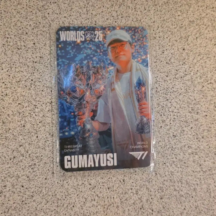 [BUNJANG] T1 Gumayusi 2025 Worlds Championship Photocard / MSI 대전 T1 HLE 구마유시 25월즈 우승 포토카드 포카