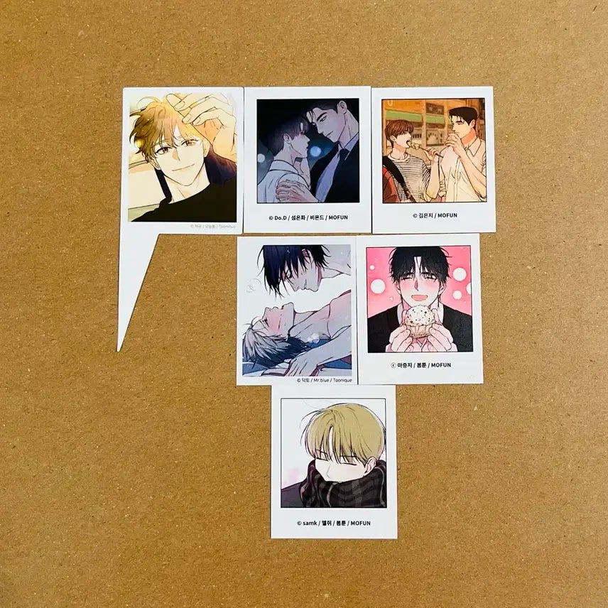 [BUNJANG] Toonique Mopon Ocom Limited Run Photopick Set / 투니크 모펀 오콤 리미티드런 새구강 등 포토픽 6종