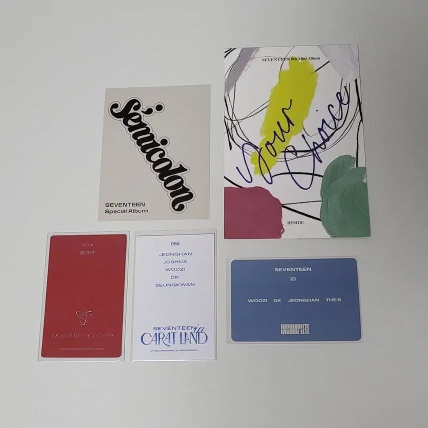 [BUNJANG] Seventeen Photocard &amp; Postcard Bundle Set / 세븐틴 포카 엽서 일괄