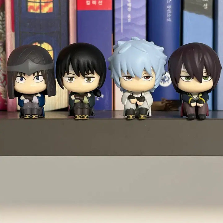 [BUNJANG] Gintama Machiboke Set 4 &amp; Dangle Gacha / 은혼 마치보우케 4탄 풀세트 &amp; 대롱대롱 가챠(사다하루 없음)