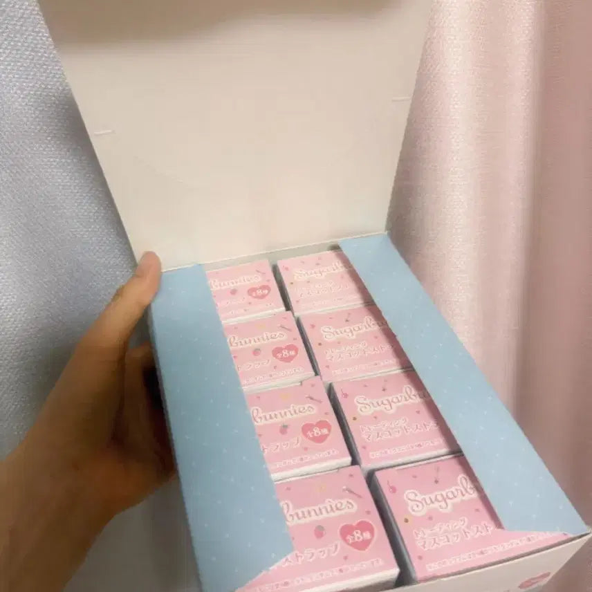 [BUNJANG] Spinns Sugarbunnies Strap Keychain Full Set / 스핀즈 슈가바니즈 스트랩 키링 풀세트 풀셋