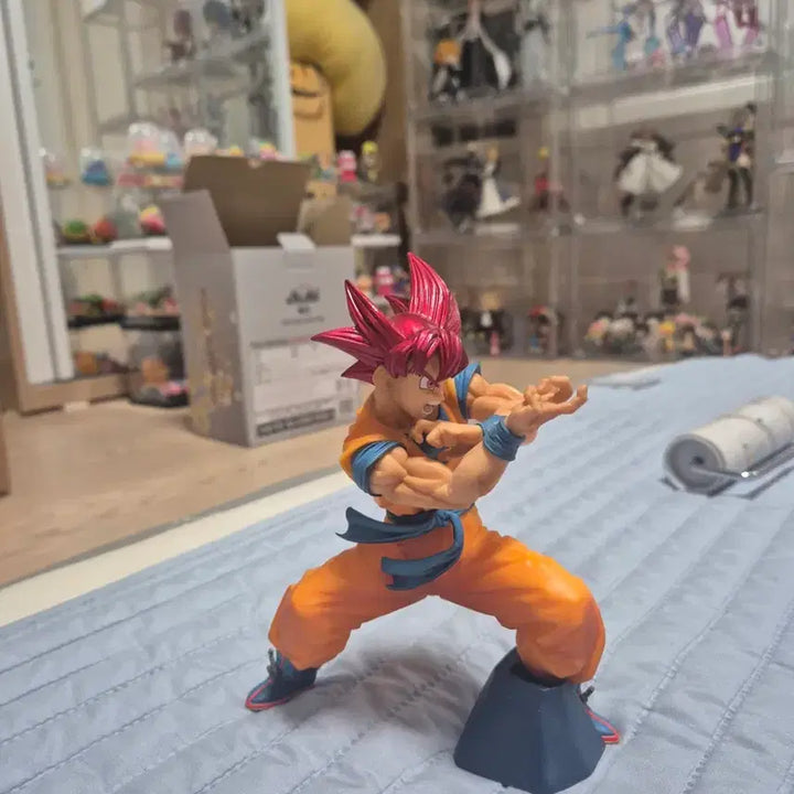 [BUNJANG] Dragon Ball Goku Super Saiyan God Version Bundle / 드래곤볼 손오공 두개 일괄 박스 x 상태 이상o