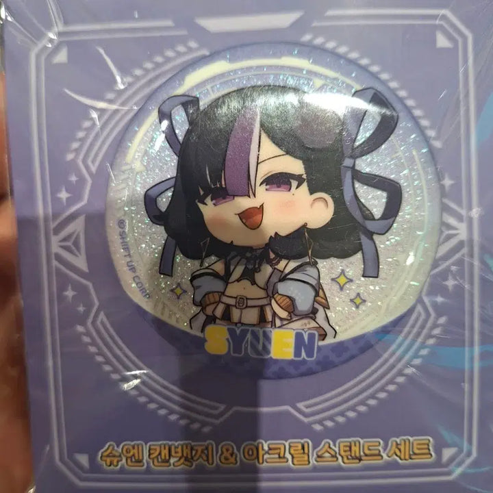 [BUNJANG] Goddess of Victory: Nikke Shuen Hologram Can Badge &amp; Acrylic Stand / 승리의여신 : 니케 슈엔 홀로그램 캔뱃지 &amp; 캔뱃지 아크릴 스탠드