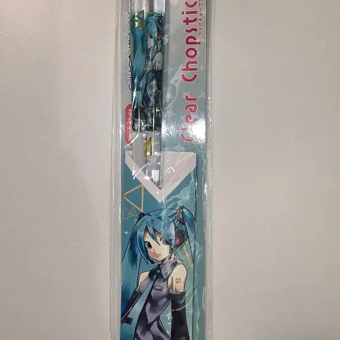 [BUNJANG] Hatsune Miku Vocaloid Clear Chopsticks / 하츠네 미쿠 클리어 젓가락 보카로