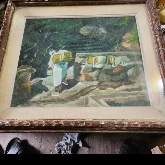 [BUNJANG] Oil Painting (Signed by Artist) - 50x60cm / 50     60 센치유화그림 작가싸인  가격제시되로 판매가능