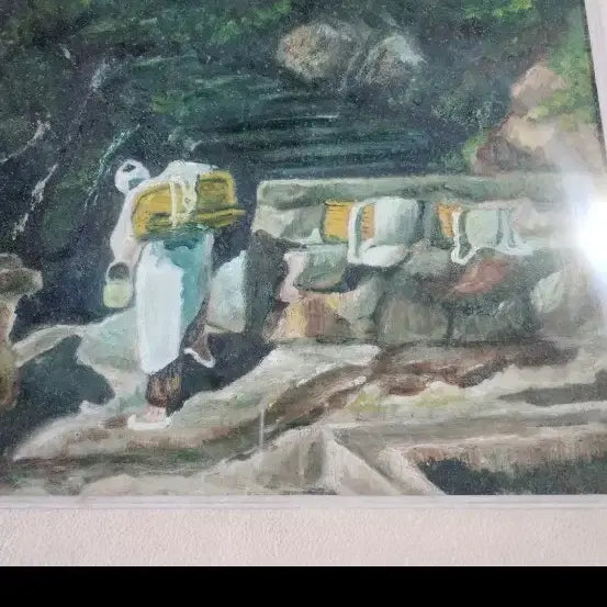 [BUNJANG] Oil Painting (Signed by Artist) - 50x60cm / 50     60 센치유화그림 작가싸인  가격제시되로 판매가능