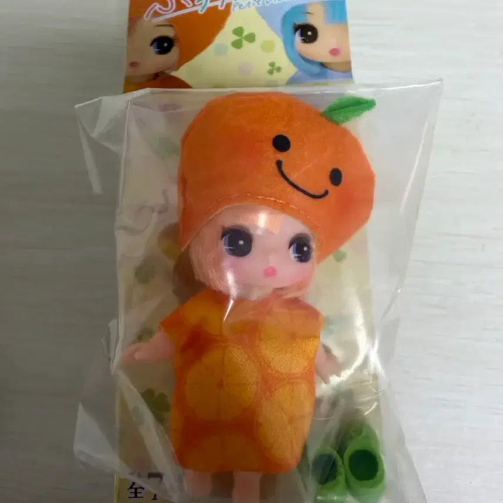 [BUNJANG] Puchirika-chan Mandarin Orange Plush / 푸치리카짱 만다린오렌지