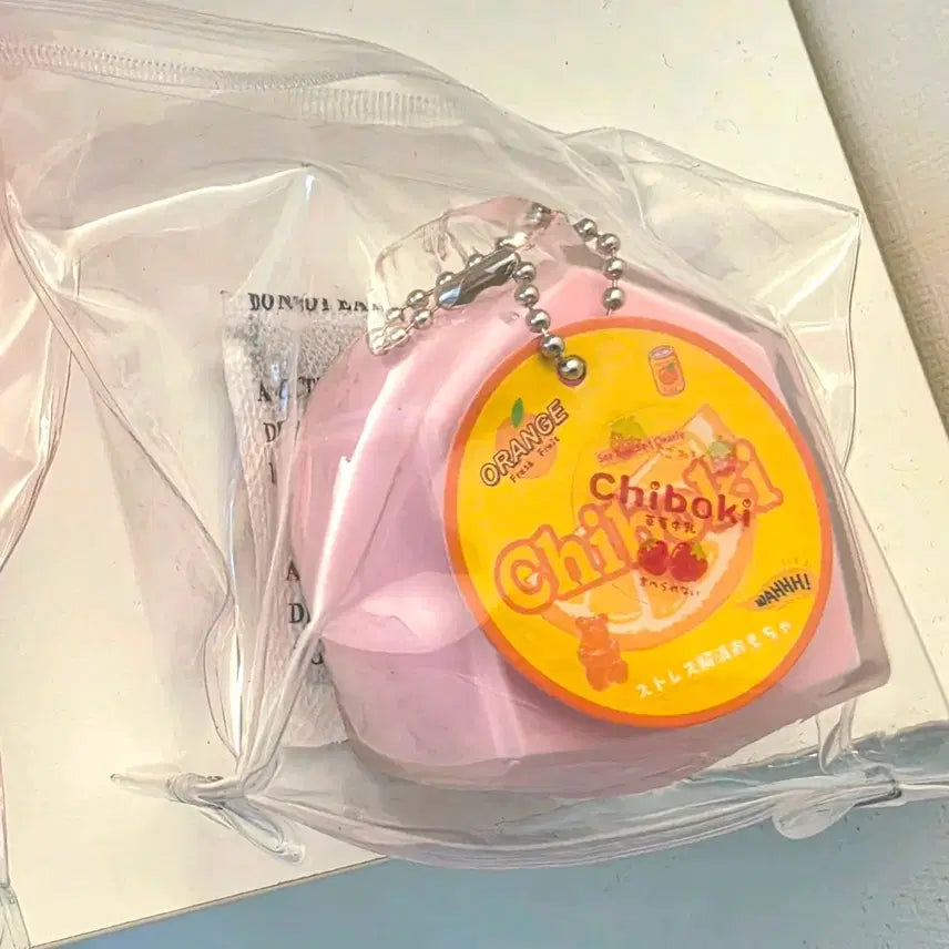 [BUNJANG] Chiboki Mini Strawberry Milk Squishy / 샤오홍슈 치보키 정품 미니 딸기우유 워터 말랑이 슬랑이