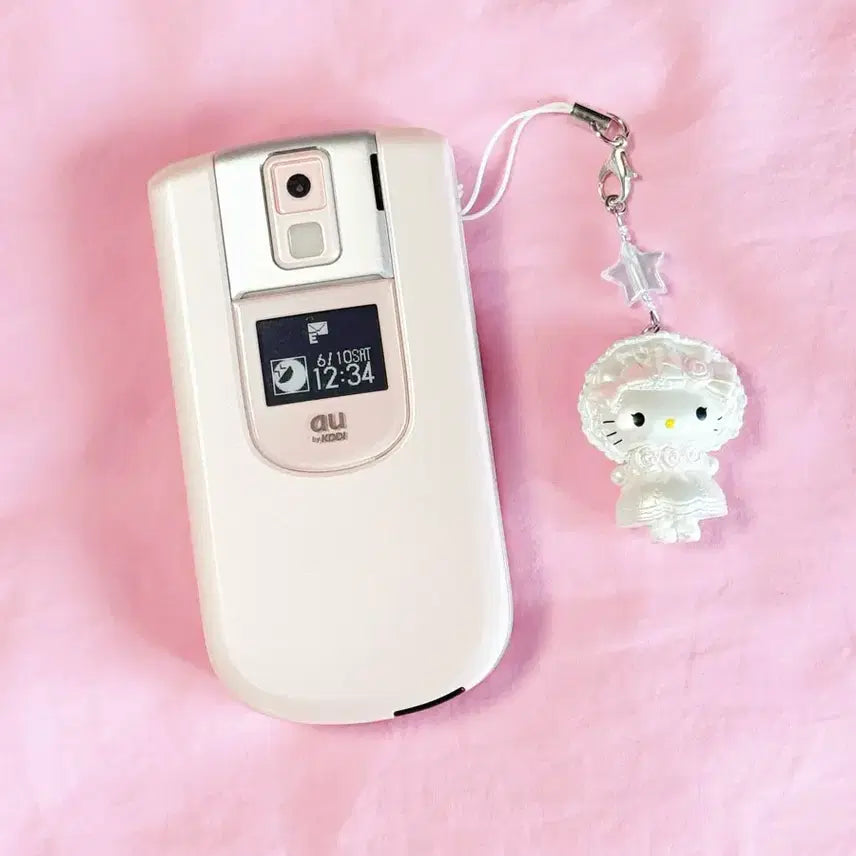 [BUNJANG] Docomo Pink Kittyphone Gyarupon Mockup Phone / 도코모 핑크 키티폰 갸루폰 목업폰 핸드폰 폴더폰 고전폰 핑크 모형폰