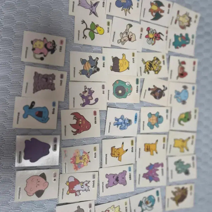 [BUNJANG] Pokemon Stickers Bundle Set / 포켓몬 카드 일괄 판매 띠부씰