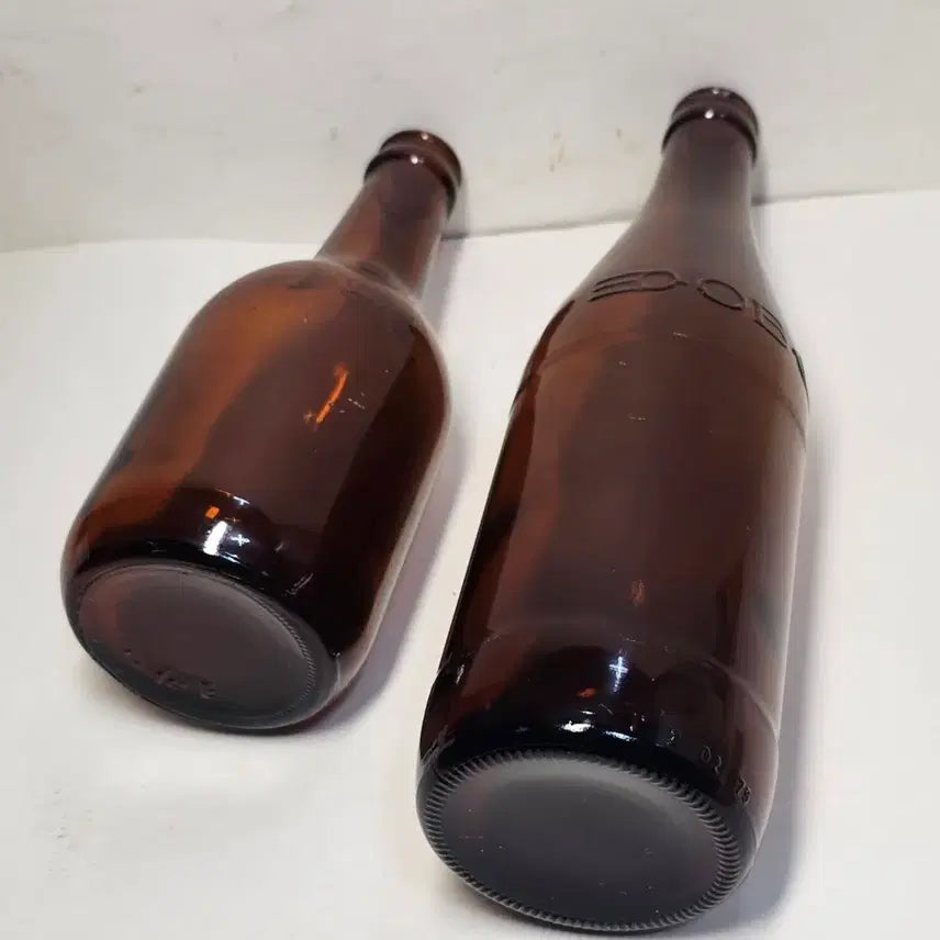 [BUNJANG] OB Crown Beer Bottles (3-Piece Bundle) / 오래된 OB 크라운 공병 3개 일괄