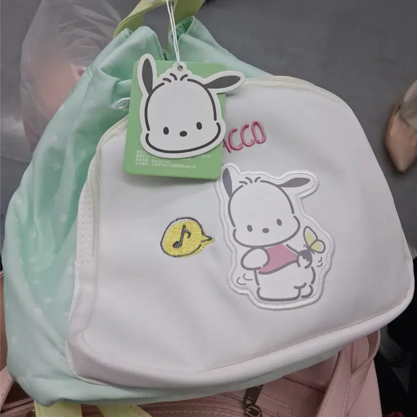 [BUNJANG] Sanrio Pochacco Drawstring Backpack / 산리오 포차코(포챠코) 복조리 가방(백팩)