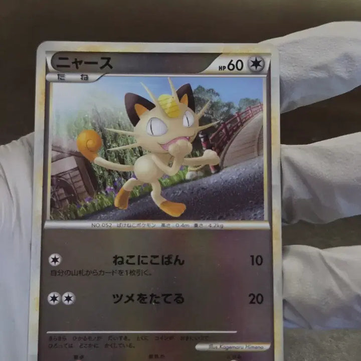 [BUNJANG] Pokemon Card Soul Silver 2009 First Edition Meowth / 포켓몬카드  L1 &