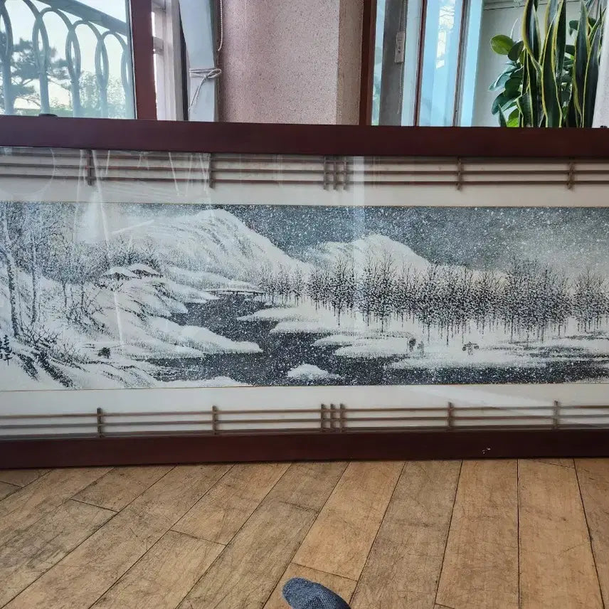 [BUNJANG] Kim Yun-young Winter Ink Wash Painting / 겨울 수묵화