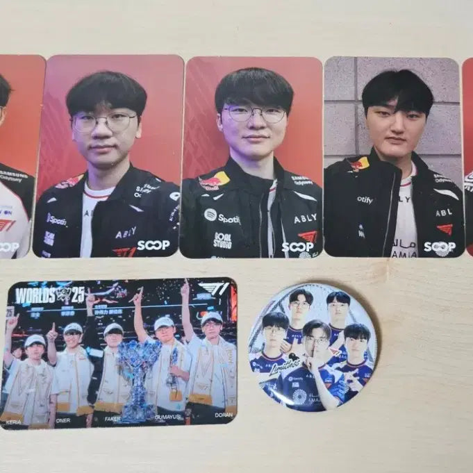 [BUNJANG] T1 2026 MSI Photocard Bundle Set / MSI T1 포토카드, 뱃지 일괄