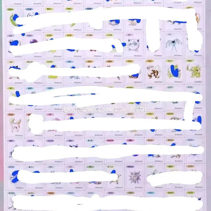 [BUNJANG] Pokemon Sticker Collection / 포켓몬 띠부씰 교환