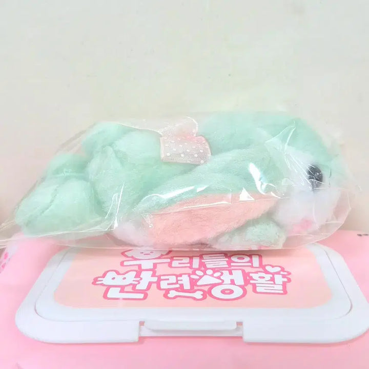 [BUNJANG] Amuse Poteusa Mint Sitting Plush Keychain / 어뮤즈 아뮤즈 포테우사 민트 연두 그린 엎드린 롯삐 롯피 인형 키링