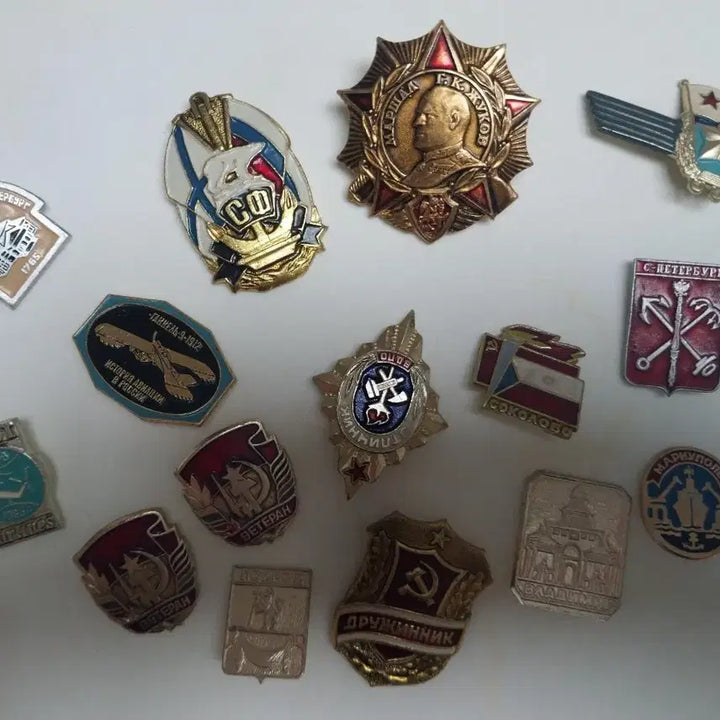 [BUNJANG] Soviet/Russian Vintage Badge Bundle Set / 소련.러시아 빈티지 뱃지