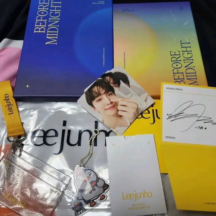 [BUNJANG] Lee Junho "Before Midnight" Album Photocard &amp; Keychain Set / 이준호 핫티스트 2PM 팬클럽 굿즈 포토카드  비포 미드나잇 앨범  일괄