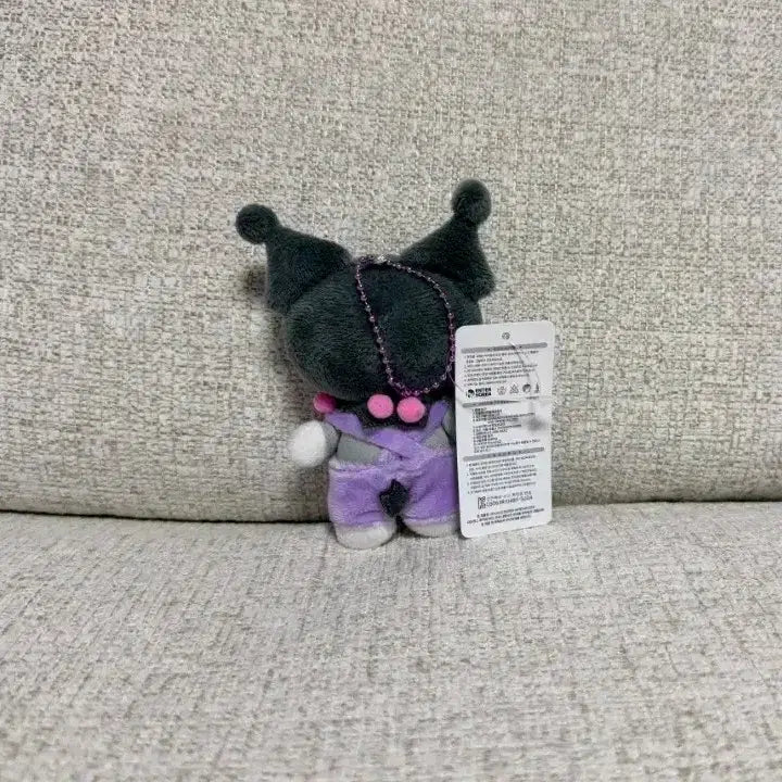 [BUNJANG] Sanrio Kuromi Ball Puffy 13cm Keyring Plush / 정품 산리오 쿠로미 볼빵빵 13cm 키링인형