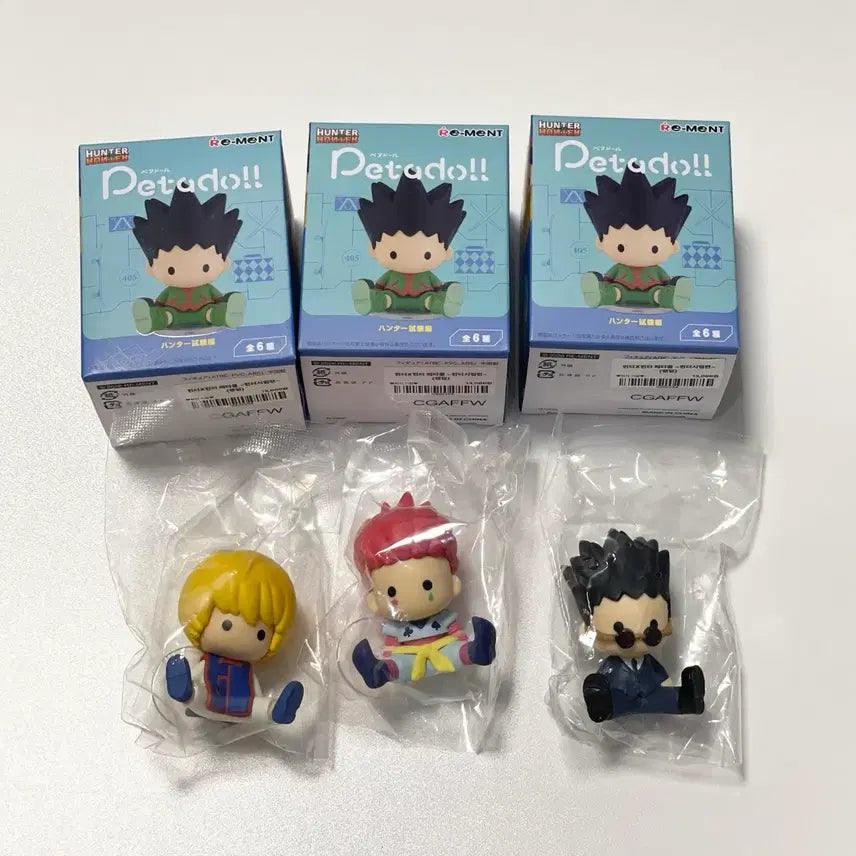 [BUNJANG] Hunter x Hunter Exam Arc Peta-Doll Bundle Set / [미개봉] 헌터헌터 페타돌 헌터시험편 (일괄)