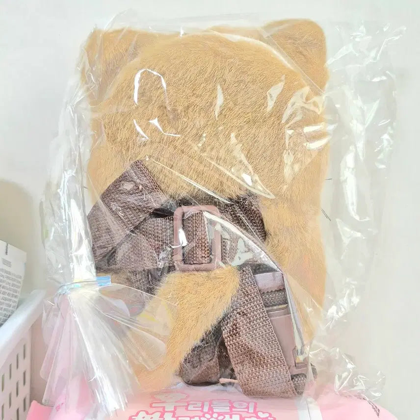 [BUNJANG] Vintage Cheese Cat Neko Doll Pouch Bag / 고전 빈티지 치즈냥 네코 고양이 인형 가방 파우치