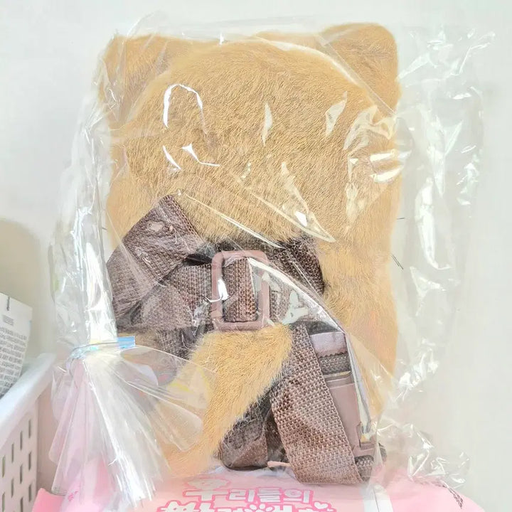 [BUNJANG] Vintage Cheese Cat Neko Doll Pouch Bag / 고전 빈티지 치즈냥 네코 고양이 인형 가방 파우치