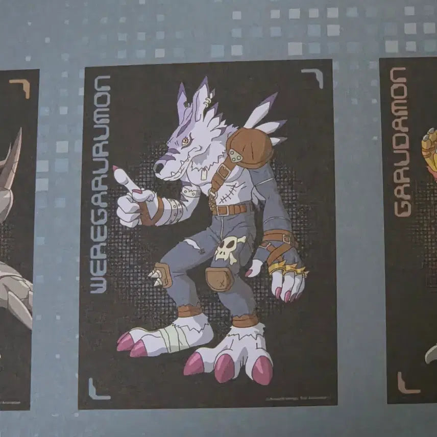 [BUNJANG] Digimon Adventure Ichiban Kuji Prize K Clear Poster - WarGreymon / 디지몬 어드벤쳐 이치방쿠지 제일복권 K상 클리어 포스터 워가루몬