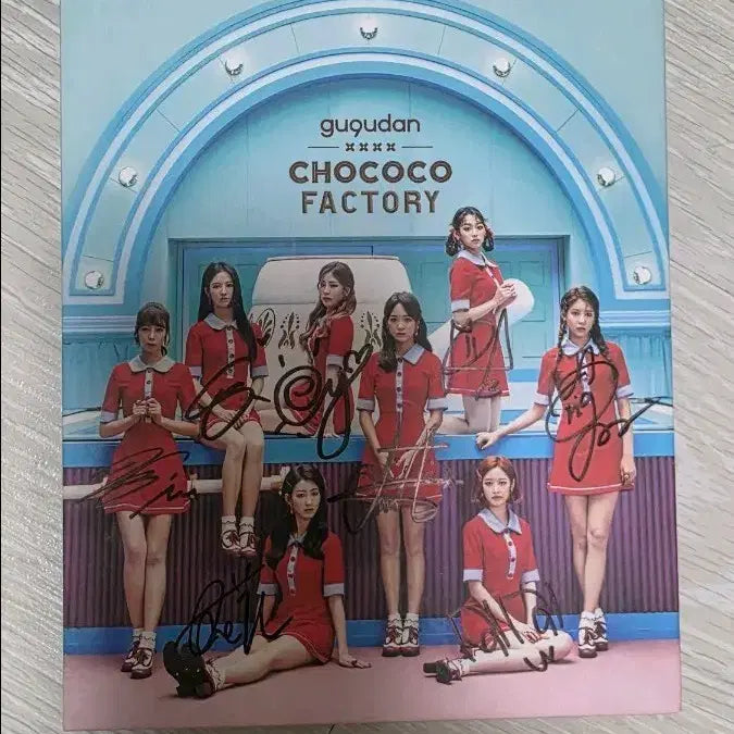 [BUNJANG] Gugudan Choco Co Factory Album Signed by All Members / 구구단 초코코 팩토리 친필 싸인 앨범 - 멤버 전원