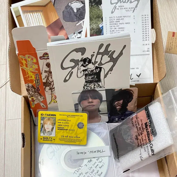[BUNJANG] Taemin The 4th Mini Album Guilty CD Photocard / 태민 The 4th Mini Album Guilty CD 포토카드 포함