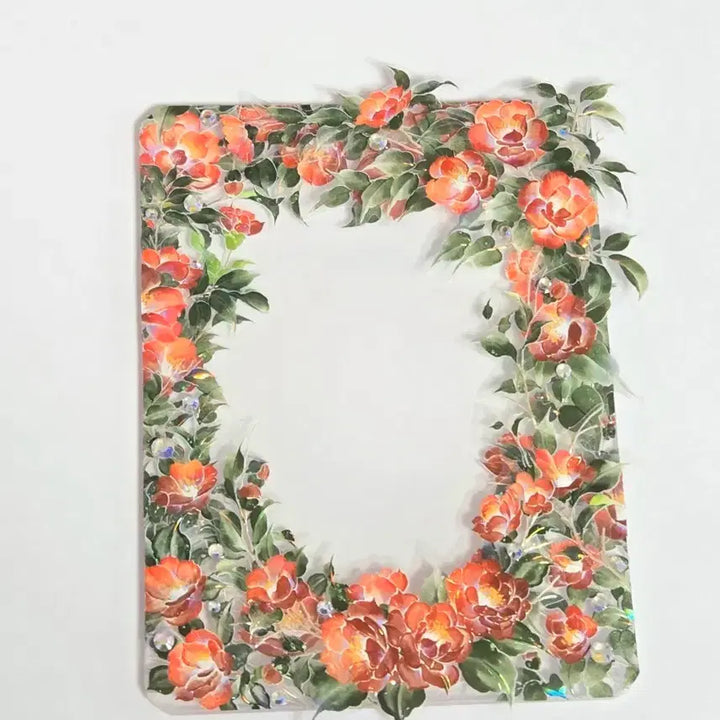 [BUNJANG] Camellia Sticker Top Loader / 동백 스티커 탑꾸 탑로더