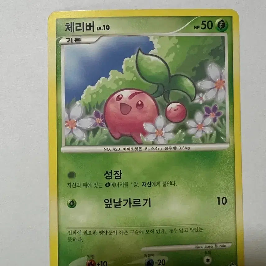 [BUNJANG] Pokemon Ancient Card Cherubi / 포켓몬카드 고대카드 체리버