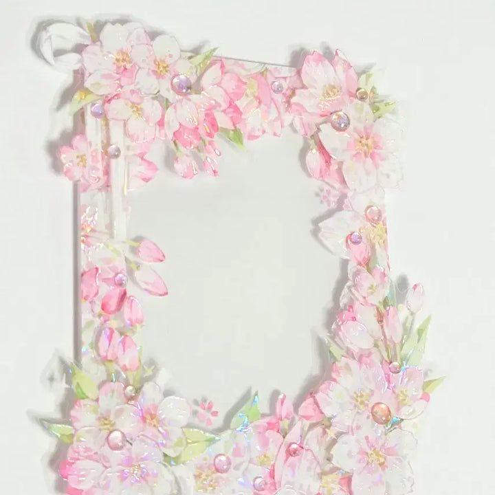 [BUNJANG] Cherry Blossom Sticker Top Loader / 벚꽃 스티커탑꾸 탑로더