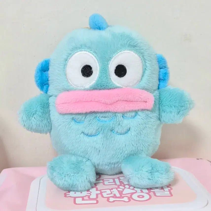 [BUNJANG] Sanrio Hangyodon Mascot Doll Keyring / 고전 빈티지 산리오 한교동 마스코트 인형 키링