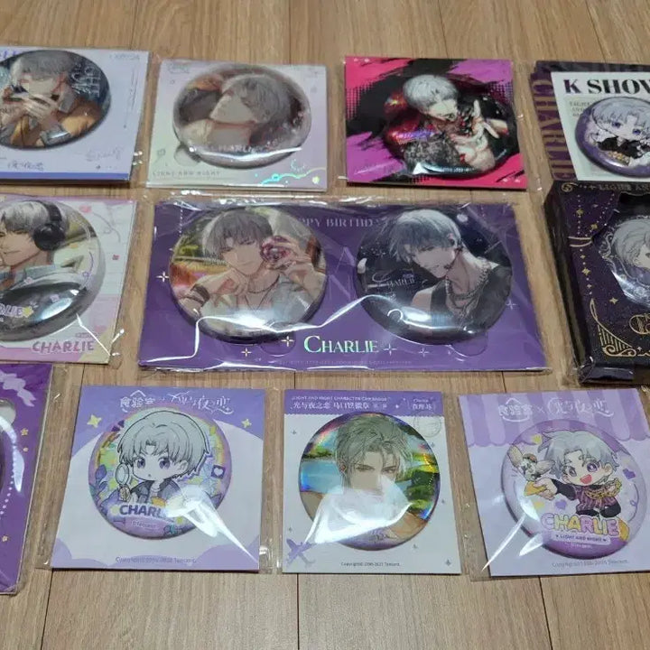 [BUNJANG] LIGHT AND NIGHT OF LOVE CHAI SU Bundle Set Badge / 빛과밤의사랑 차이수 뱃지 일괄
