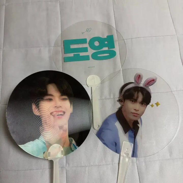 [BUNJANG] NCT 127 Doyoung Shotaro Uchiwa Bundle Set / 엔시티 127 도영 부채 우치와 샷어럽 굿즈