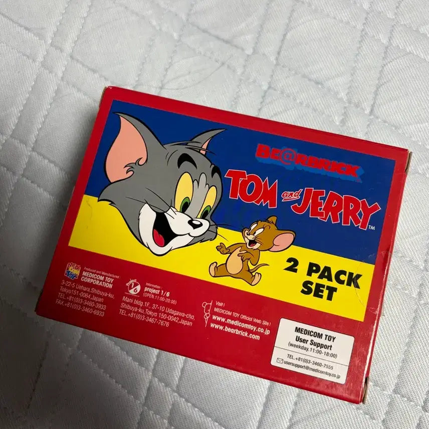 [BUNJANG] Medicom Toy Tom and Jerry Bearbrick 100% Set / 톰과제리 베어브릭 100% 세트