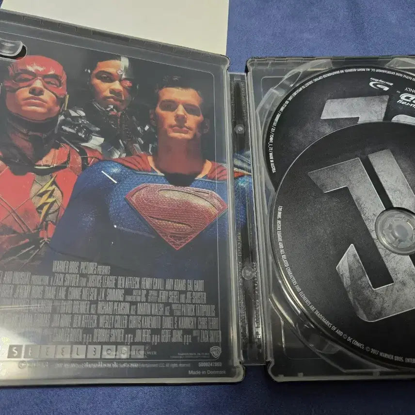 [BUNJANG] Justice League Steelbook Blu-ray 2D/3D / 블루레이 저스티스 리그 스틸북 2D, 3D