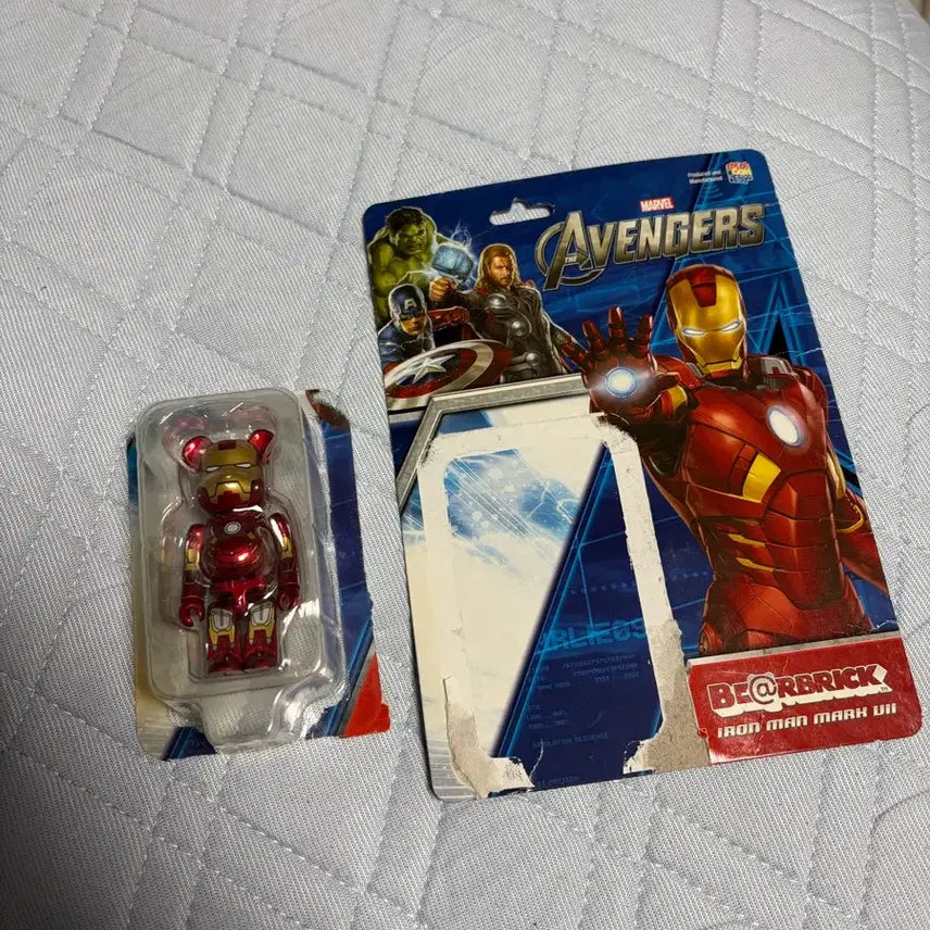 [BUNJANG] Avengers Iron Man Be@rbrick 100% / 어벤져스 아이언맨 베어브릭 100%