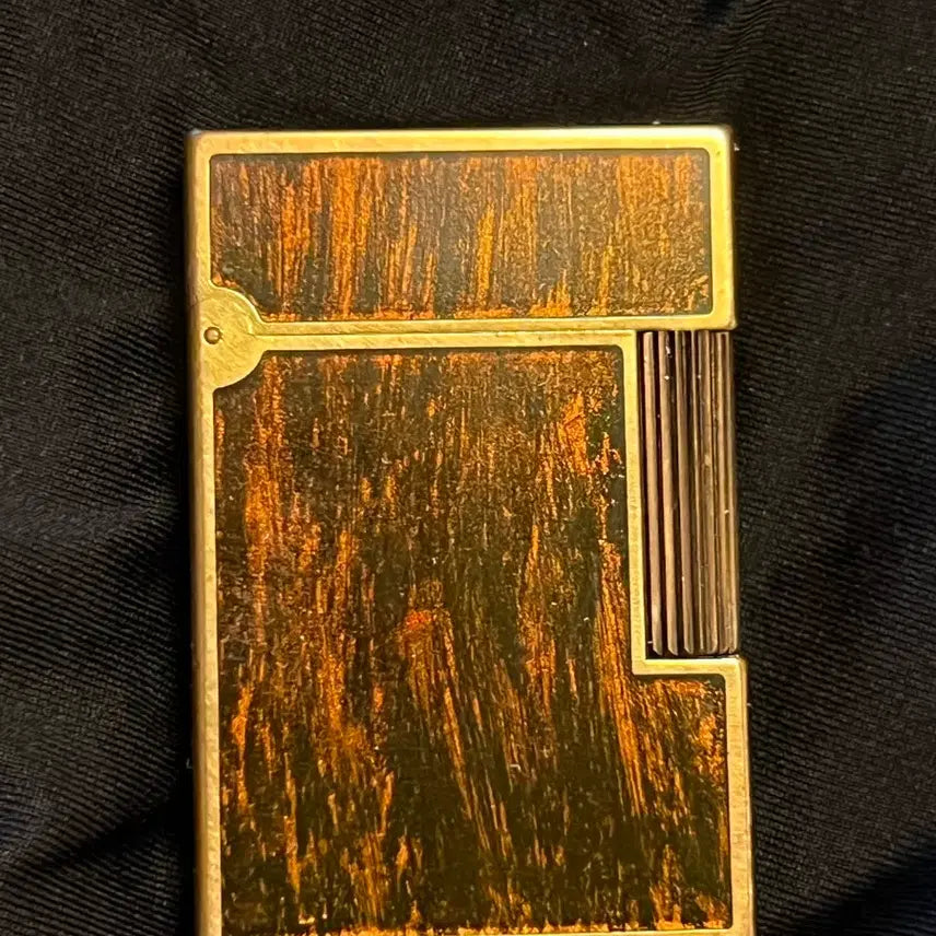 [BUNJANG] S.T. Dupont Ligne 1 Vintage Lacquer Lighter Rose Gold / 듀퐁 빈티지 옺칠 라이터 로즈골드