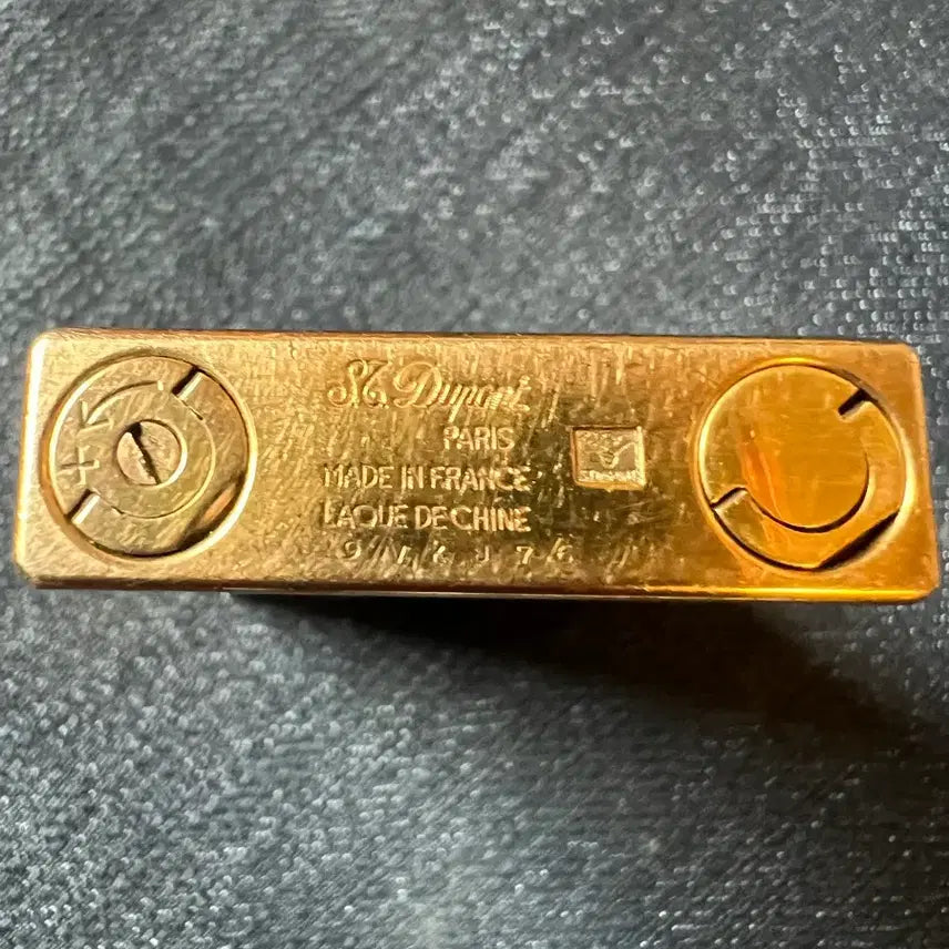 [BUNJANG] S.T. Dupont Ligne 1 Vintage Lacquer Lighter Rose Gold / 듀퐁 빈티지 옺칠 라이터 로즈골드