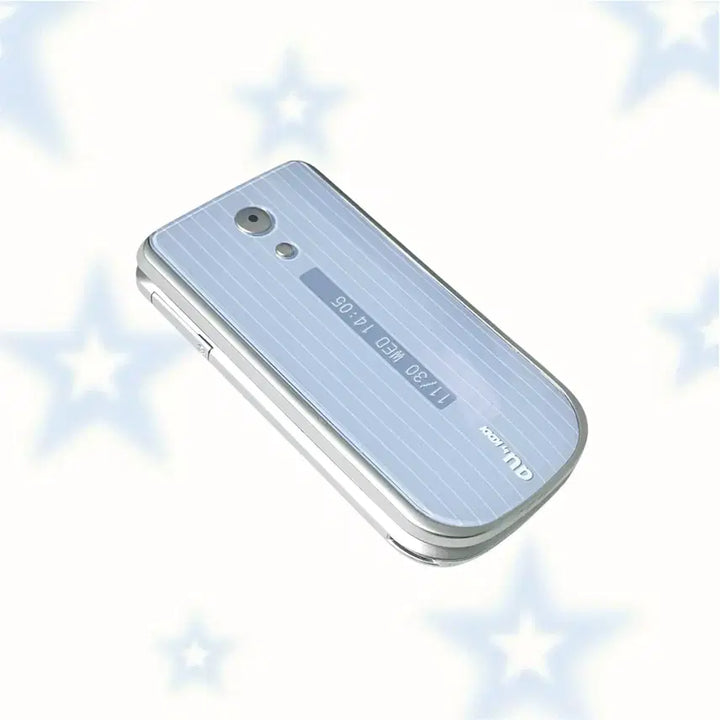 [BUNJANG] Y2K Mock-up Phone - Light Blue Foldable Phone (Docomo) / 일본 y2k 목업폰 모형폰 폴더폰 핸드폰 휴대폰 도코모 레트로