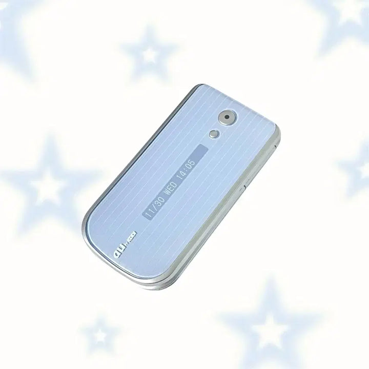 [BUNJANG] Y2K Mock-up Phone - Light Blue Foldable Phone (Docomo) / 일본 y2k 목업폰 모형폰 폴더폰 핸드폰 휴대폰 도코모 레트로