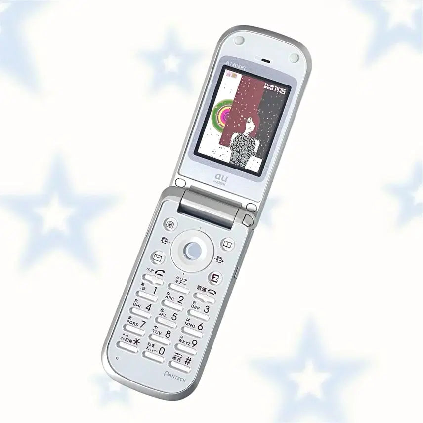 [BUNJANG] Y2K Mock-up Phone - Light Blue Foldable Phone (Docomo) / 일본 y2k 목업폰 모형폰 폴더폰 핸드폰 휴대폰 도코모 레트로
