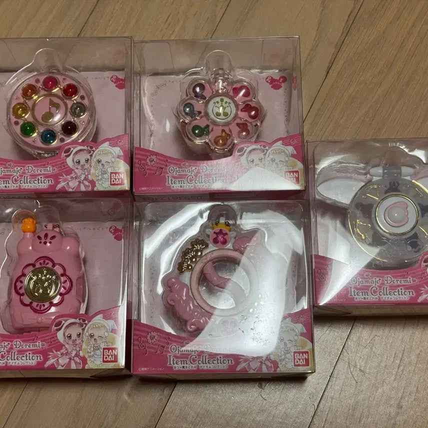 [BUNJANG] Magical Doremi Item Collection Set (5 Types, Sealed) / [미개봉] 꼬마마법사레미 아이템 컬렉션 5종 일괄